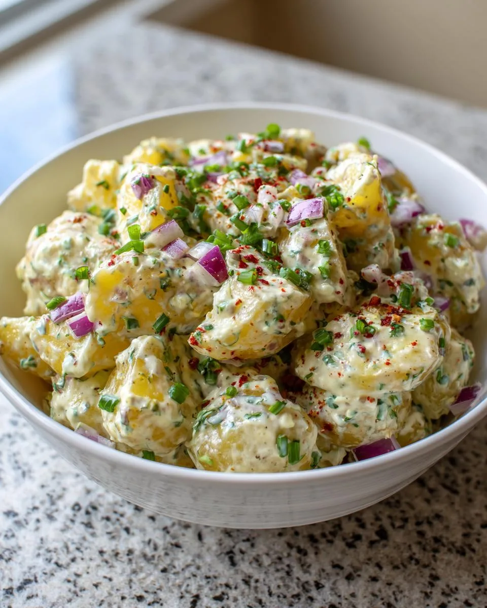 Austrian Style Potato Salad - detail 1