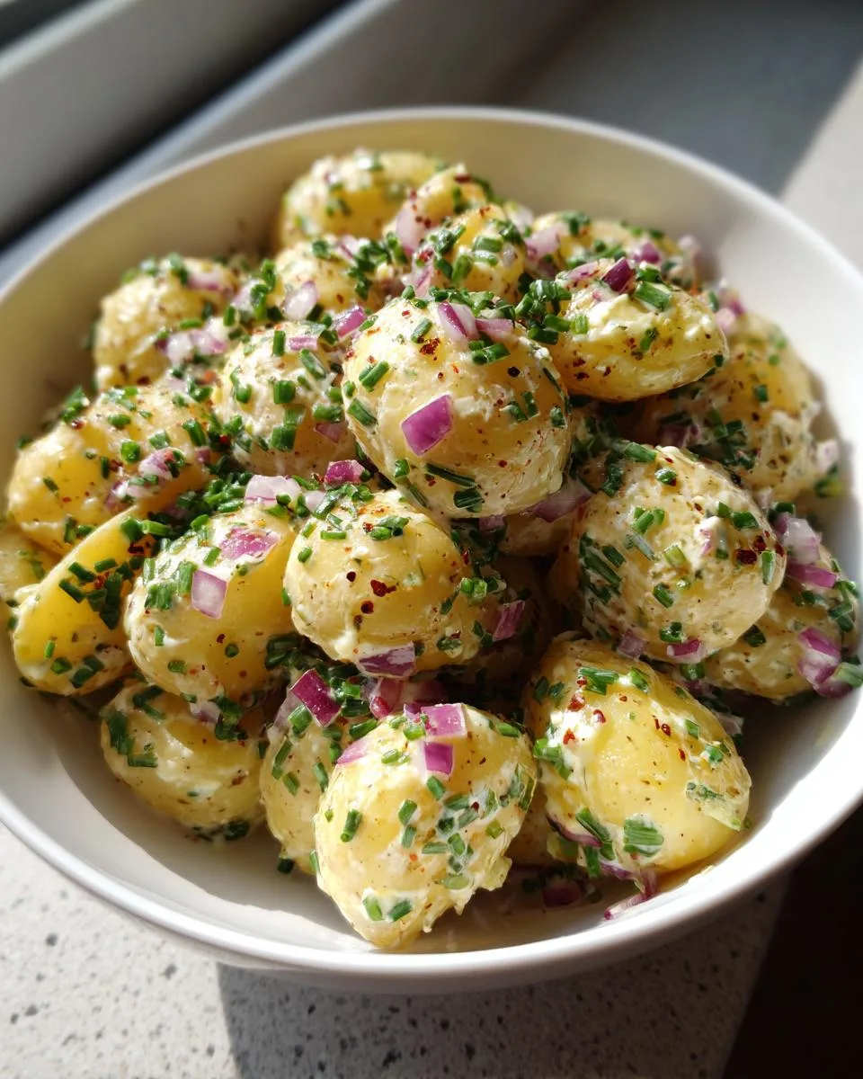 Austrian Style Potato Salad - detail 2