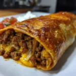 Beef Cheese Chimichangas