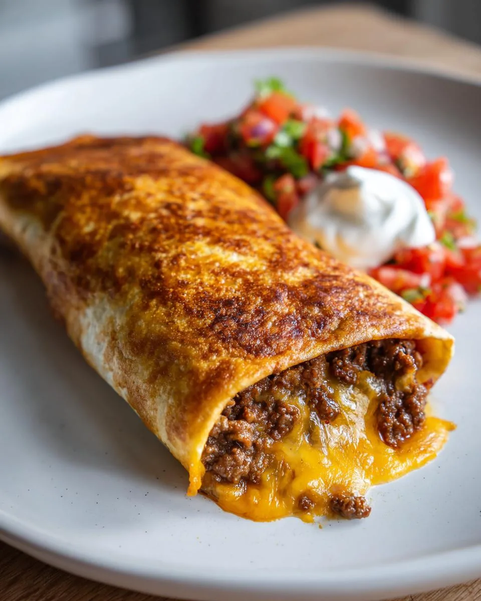 Beef Cheese Chimichangas - detail 5