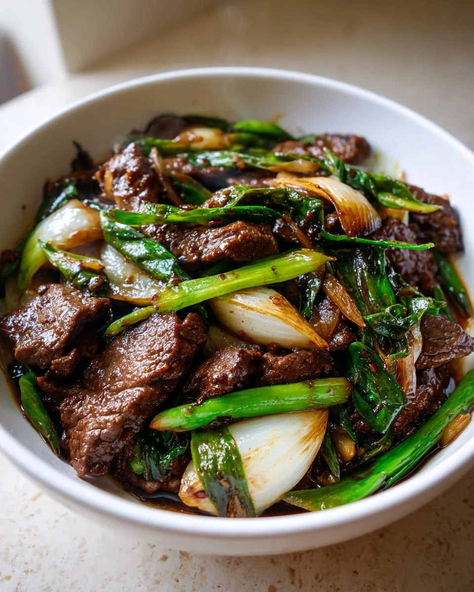 Beef Onion Stir Fry - detail 1