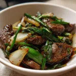 Beef Onion Stir Fry