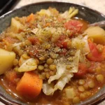 Cabbage Lentil Soup