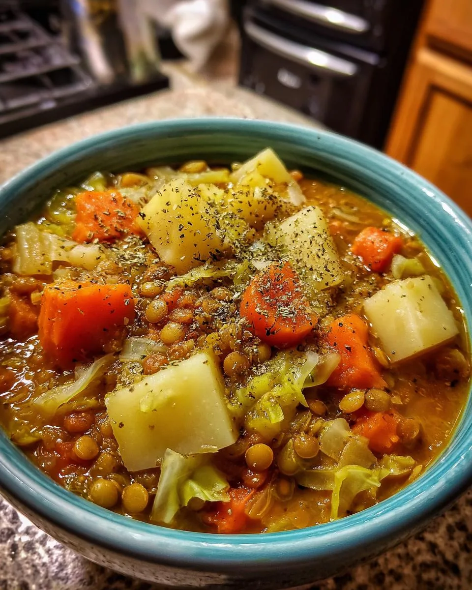 Cabbage Lentil Soup - detail 5