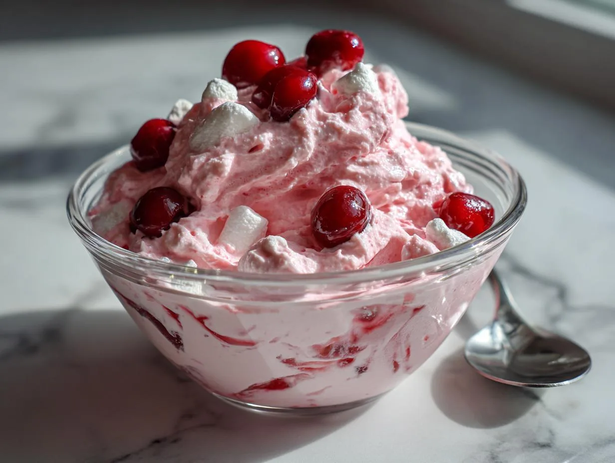 10-Minute Cherry Cheesecake Fluff: Irresistible No-Bake Bliss