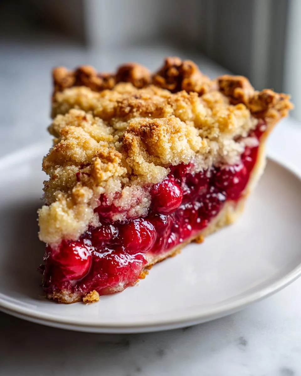 Cherry Crumble Pie Recipe - detail 3