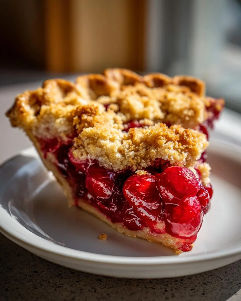 Cherry Crumble Pie Recipe - detail 4