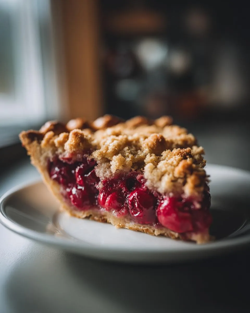 Cherry Crumble Pie Recipe - detail 5
