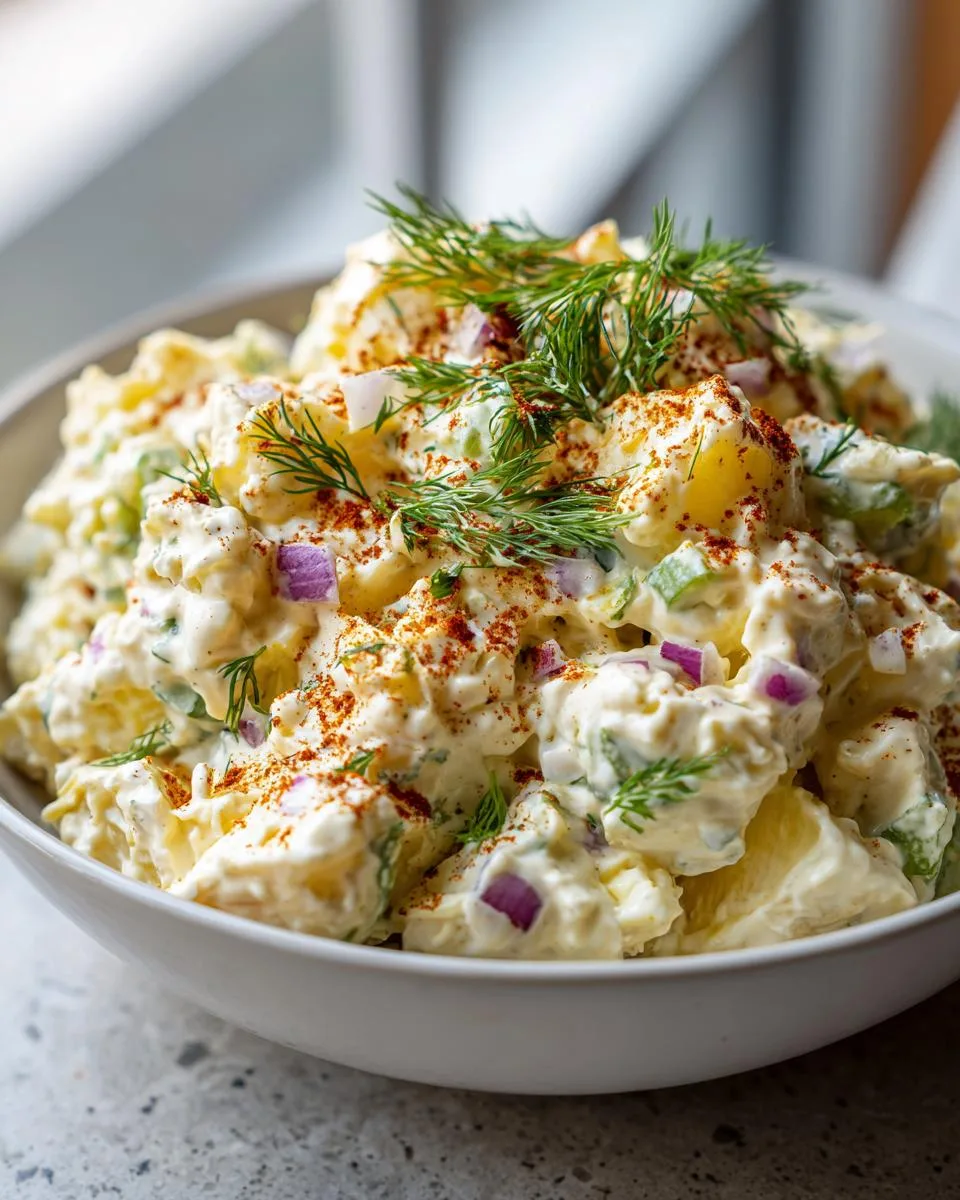 Creamy Deviled Egg Potato Salad - detail 2