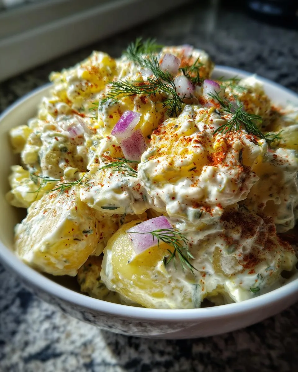 Creamy Deviled Egg Potato Salad - detail 5