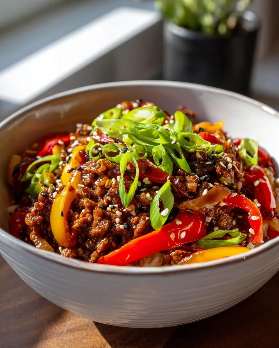 Crispy Chilli Beef Rice - detail 1