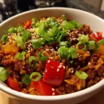 Crispy Chilli Beef Rice