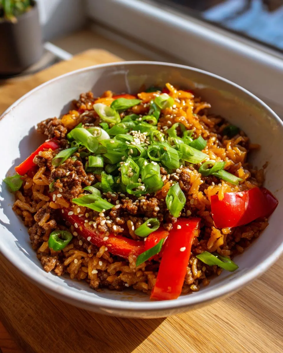 Crispy Chilli Beef Rice - detail 2