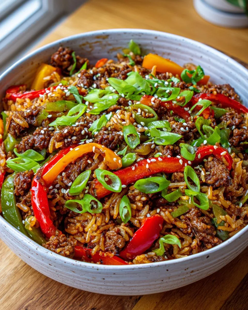 Crispy Chilli Beef Rice - detail 3