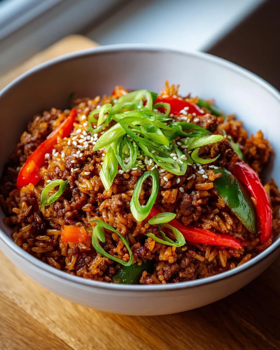 Crispy Chilli Beef Rice - detail 4