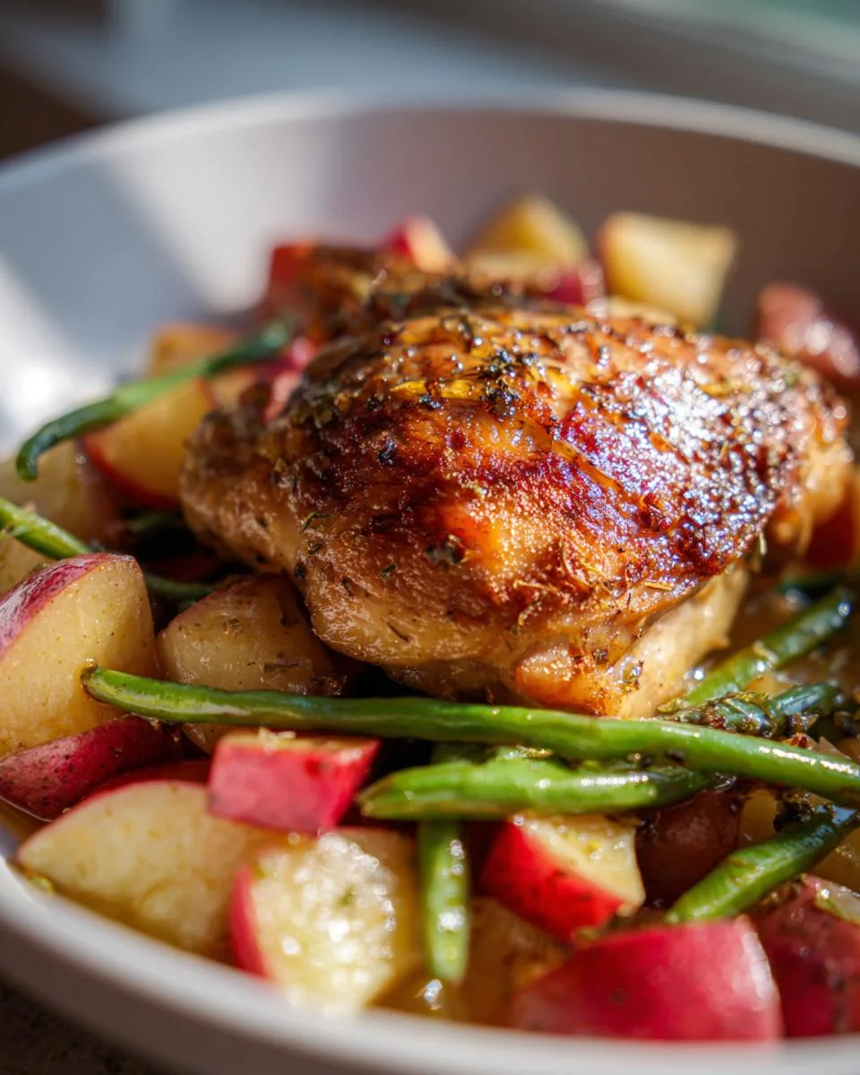 Crockpot Chicken Potatoes Green Beans - detail 2