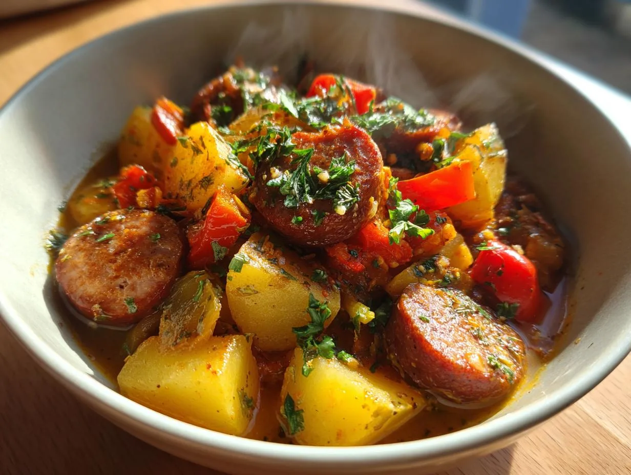 5-Star Crockpot Sausage Potatoes Recipe That Melts Hearts