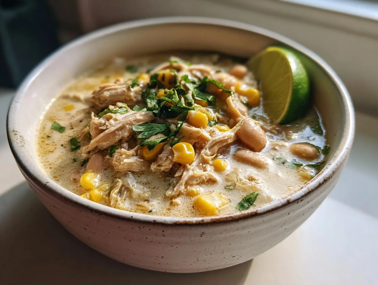 Creamy Crockpot White Chicken Chili in Just 4 Hours