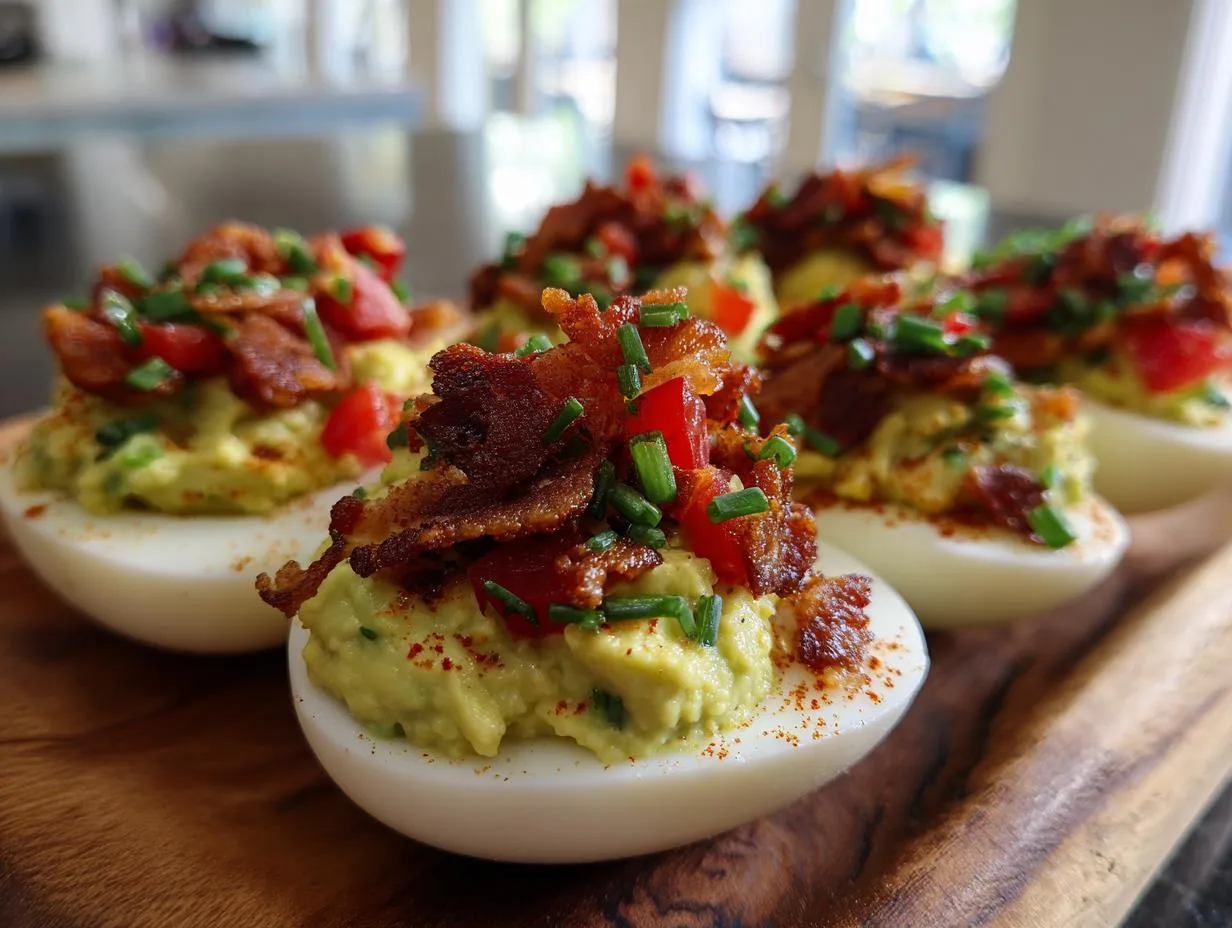 5 Creamy Deviled Eggs with Avocado and Chives That Outshine All Others