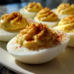 Deviled Eggs With Relish And Mustard