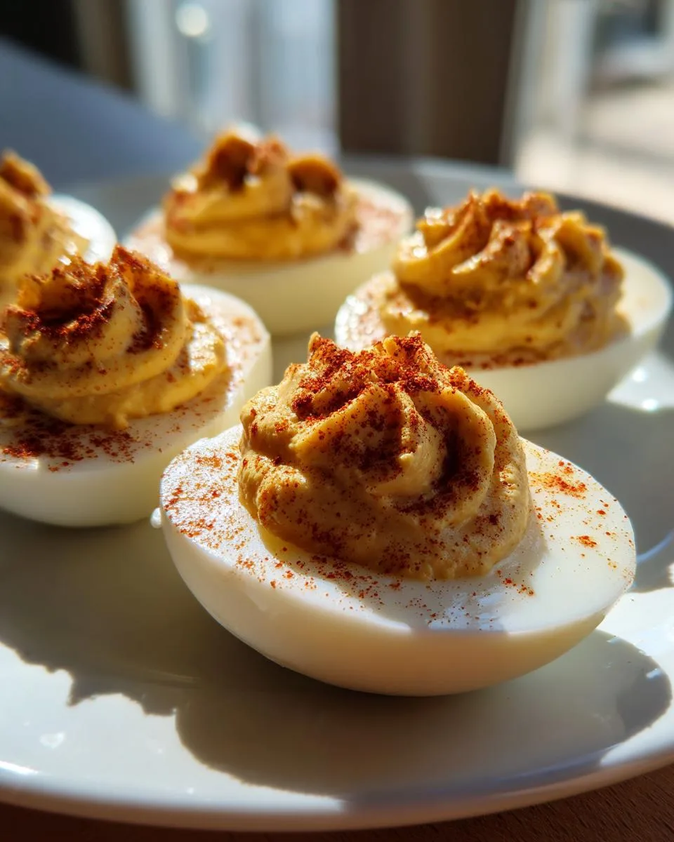 Deviled Eggs With Relish And Mustard - detail 2