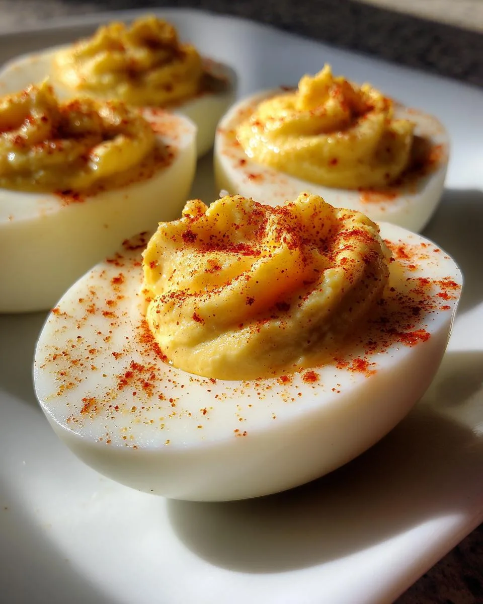 Deviled Eggs With Relish And Mustard - detail 3