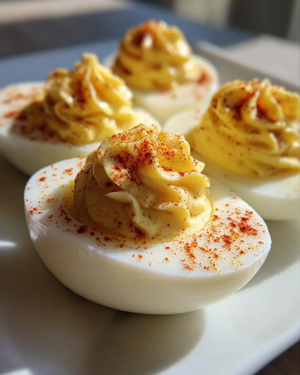 Deviled Eggs With Relish And Mustard - detail 4