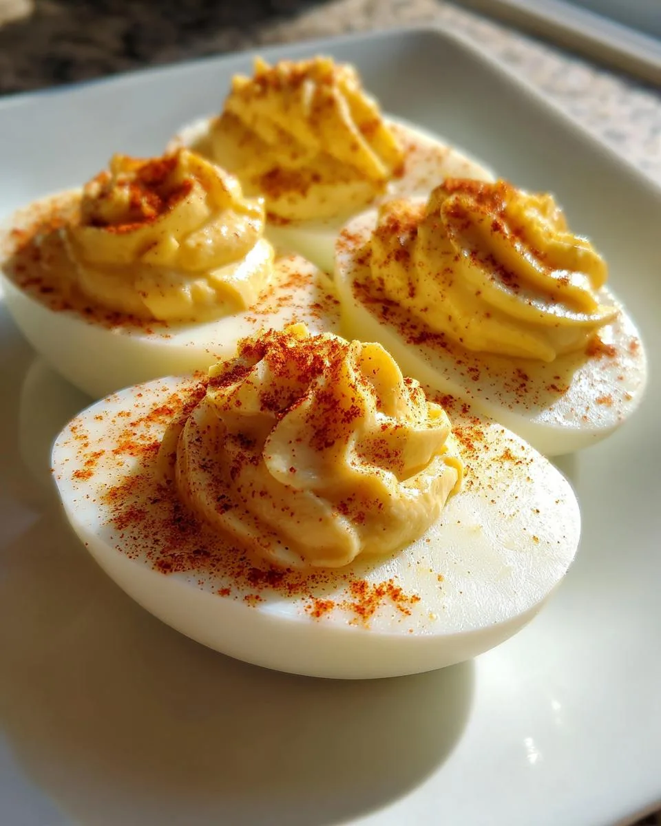 Deviled Eggs With Relish And Mustard - detail 5