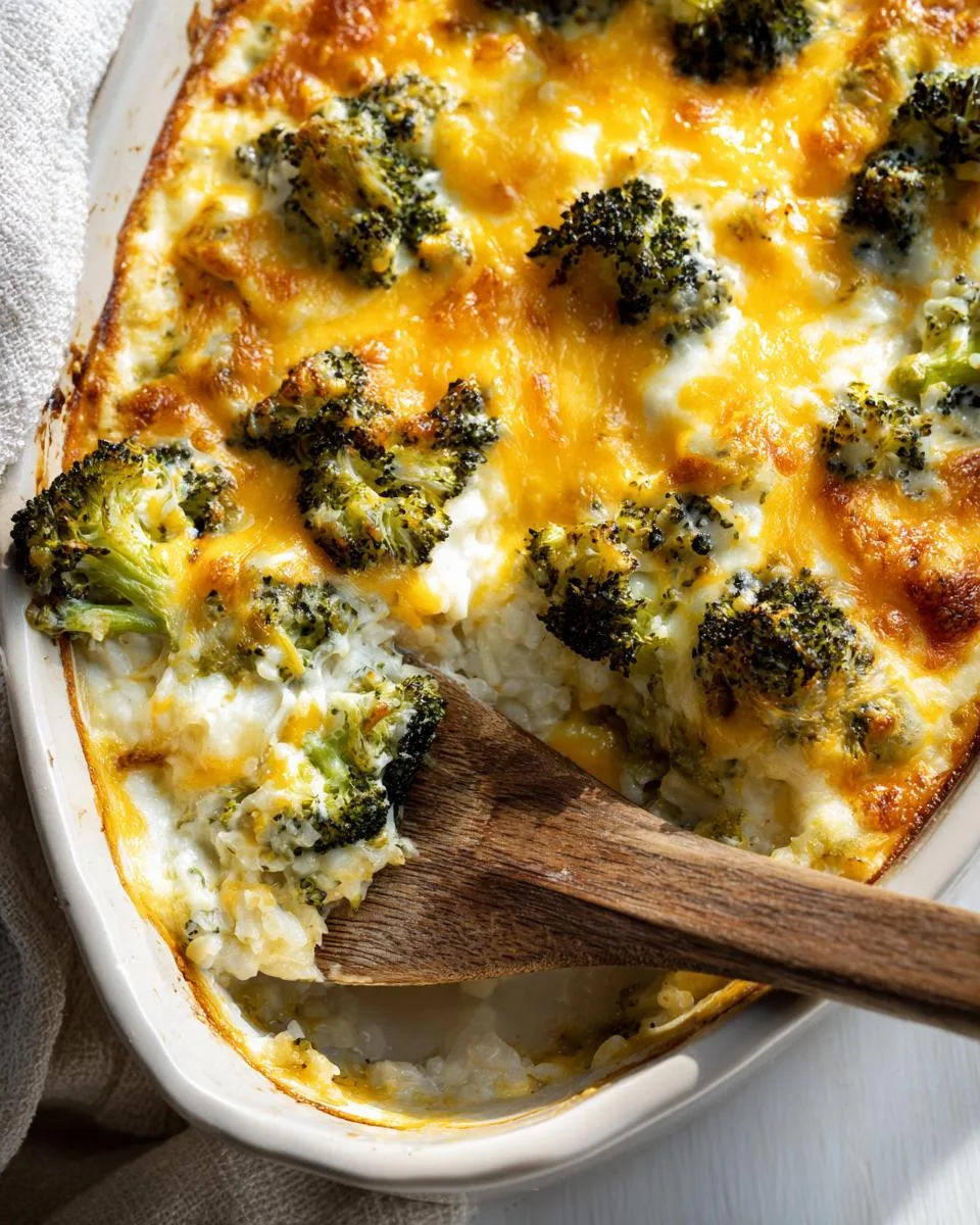 Easter Broccoli Rice Casserole Bake - detail 3