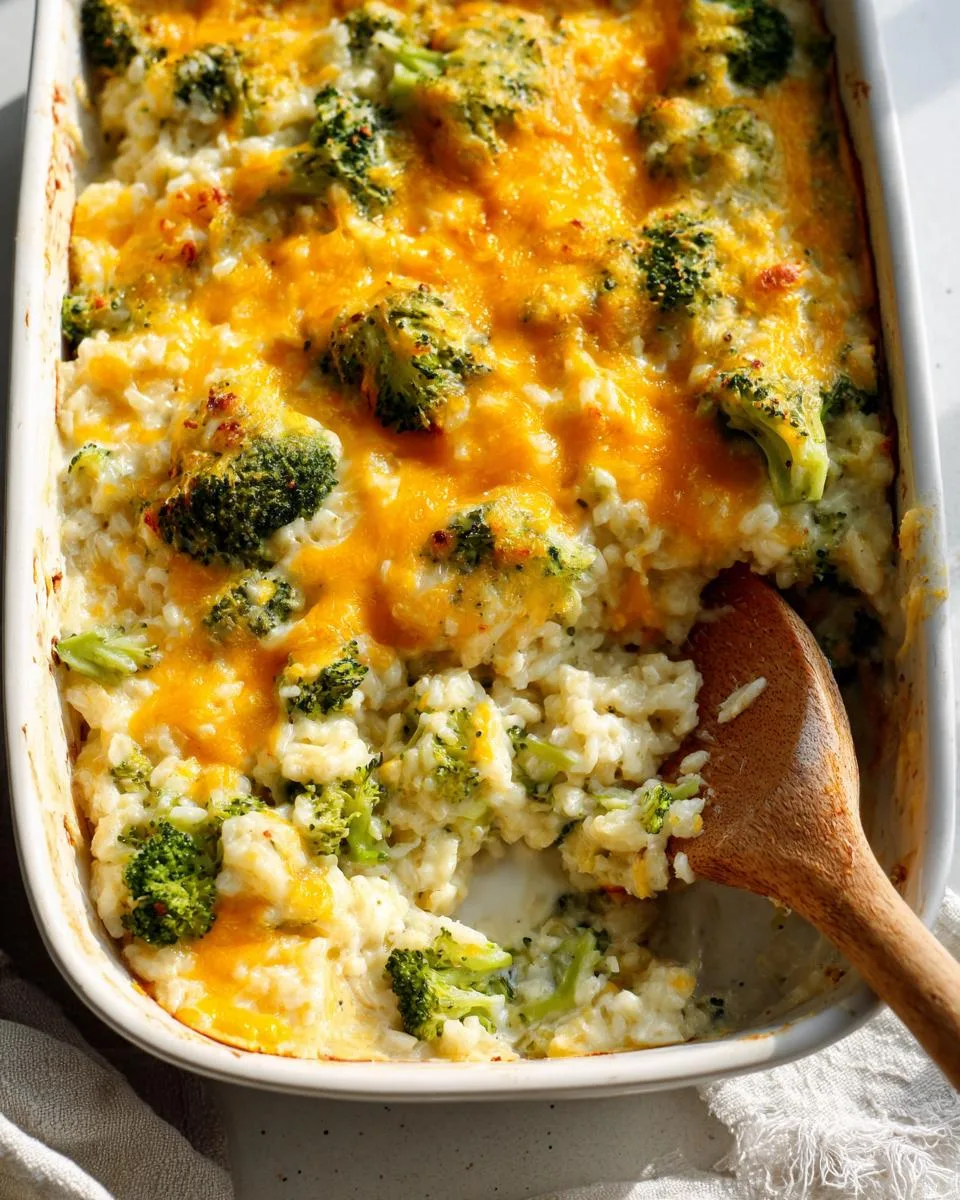 Easter Broccoli Rice Casserole Bake - detail 4