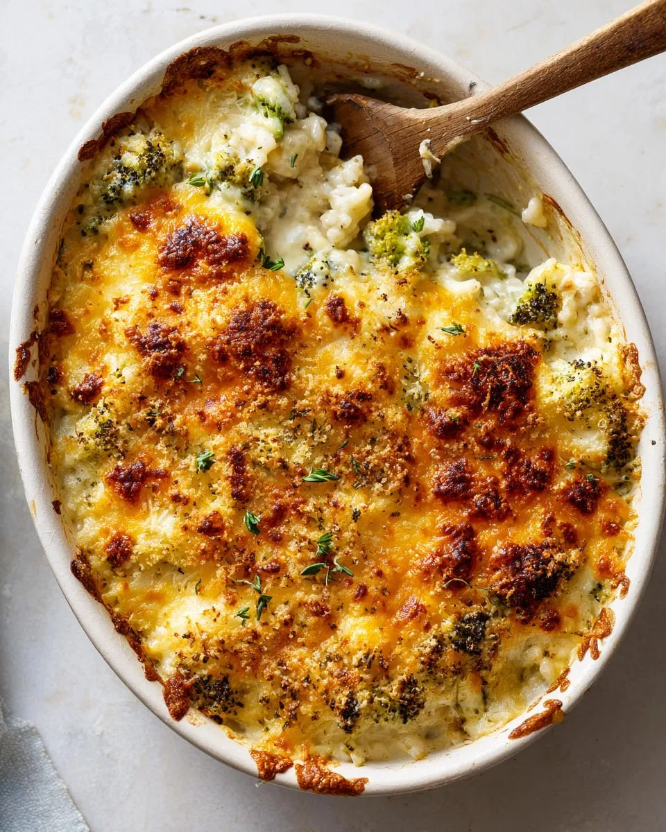 Easter Broccoli Rice Casserole Bake - detail 5