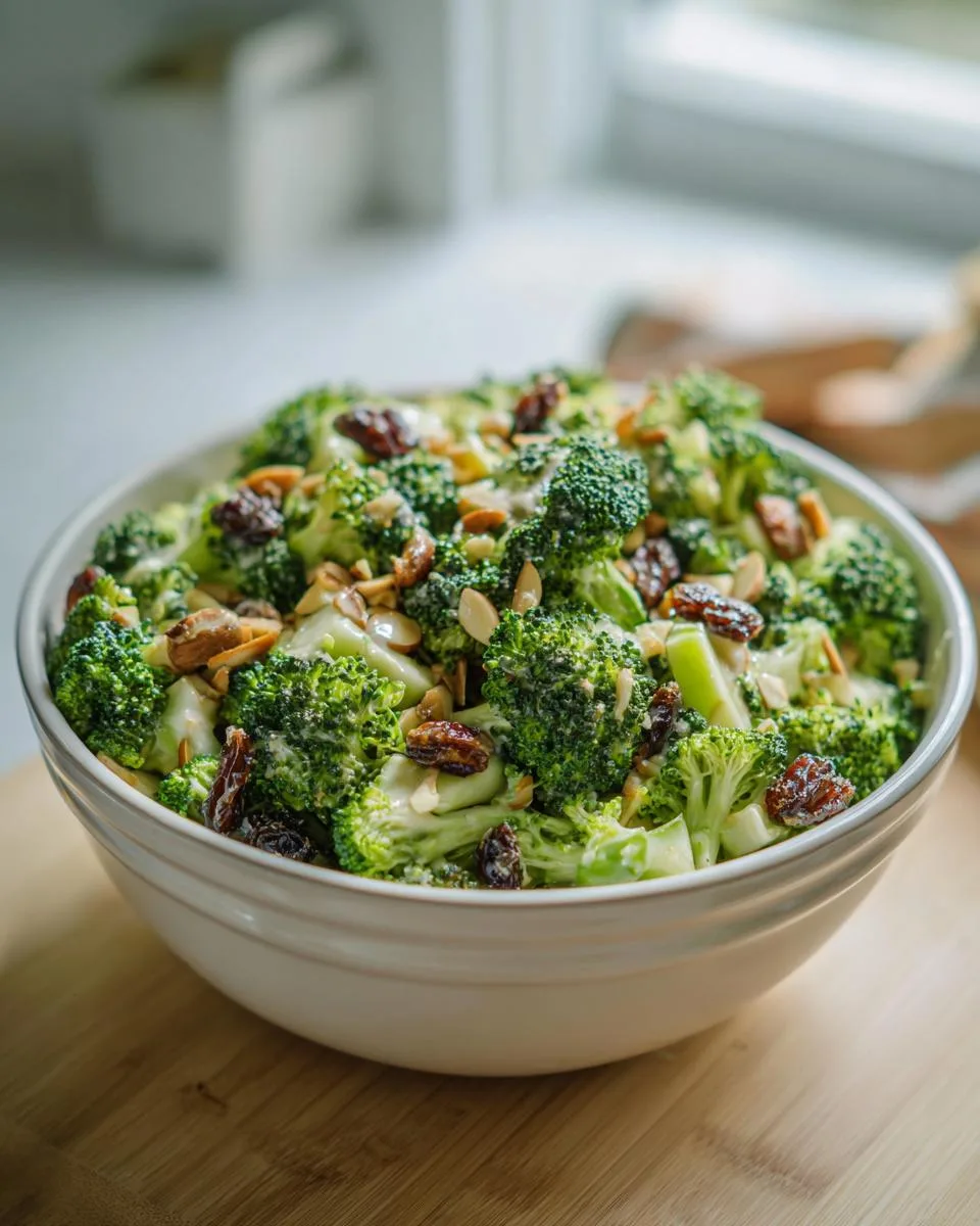 Easter Broccoli Salad With Raisins - detail 2