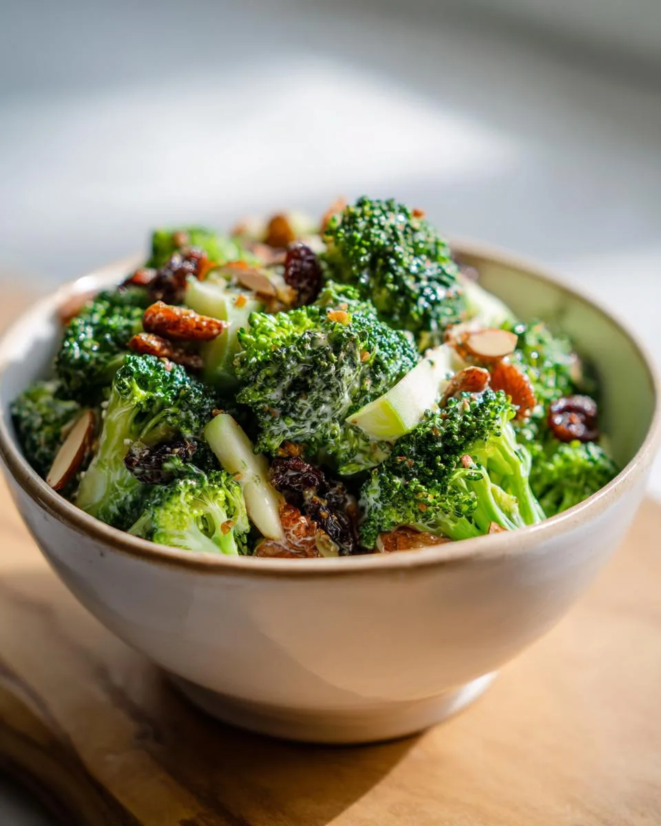 Easter Broccoli Salad With Raisins - detail 3