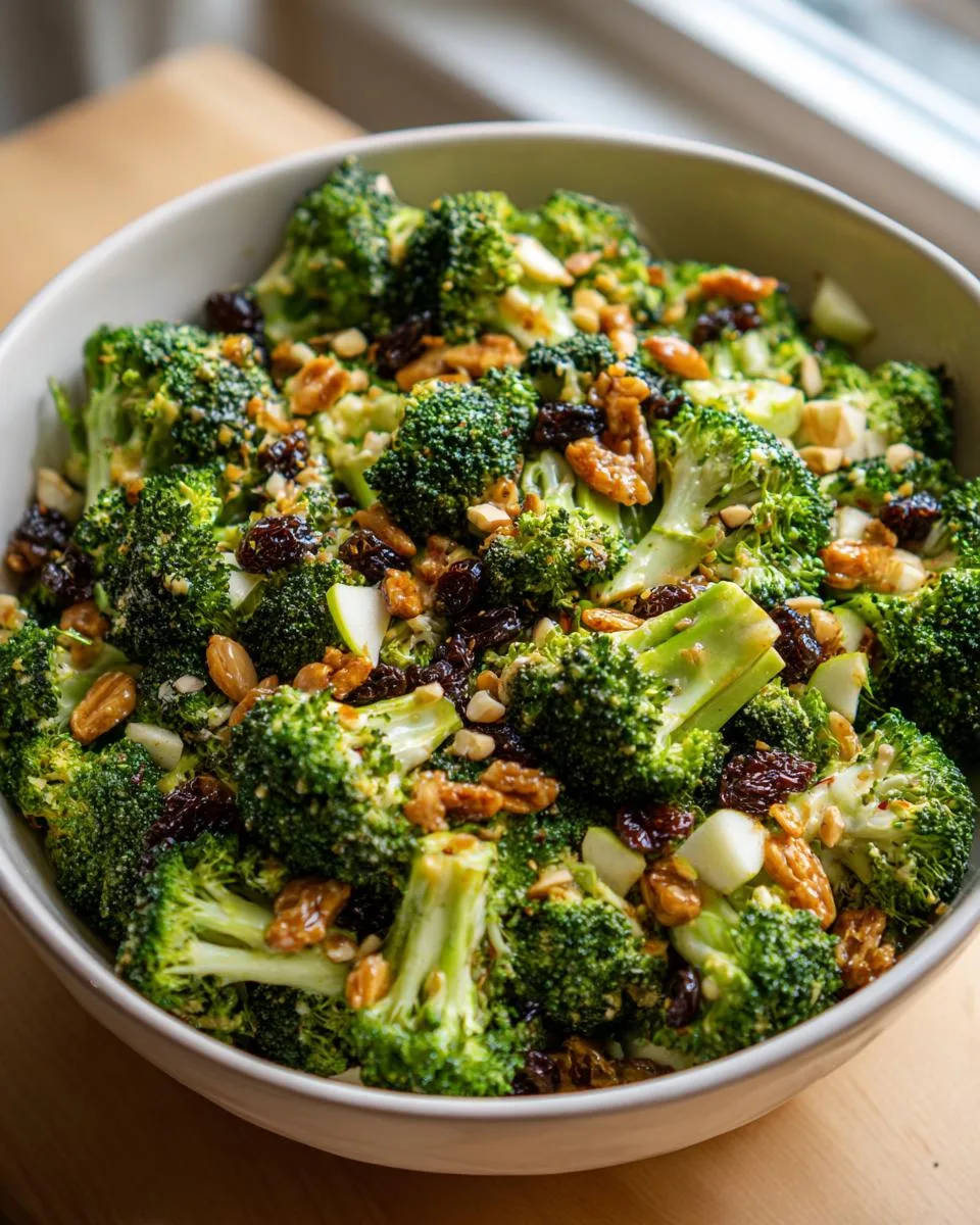 Easter Broccoli Salad With Raisins - detail 4