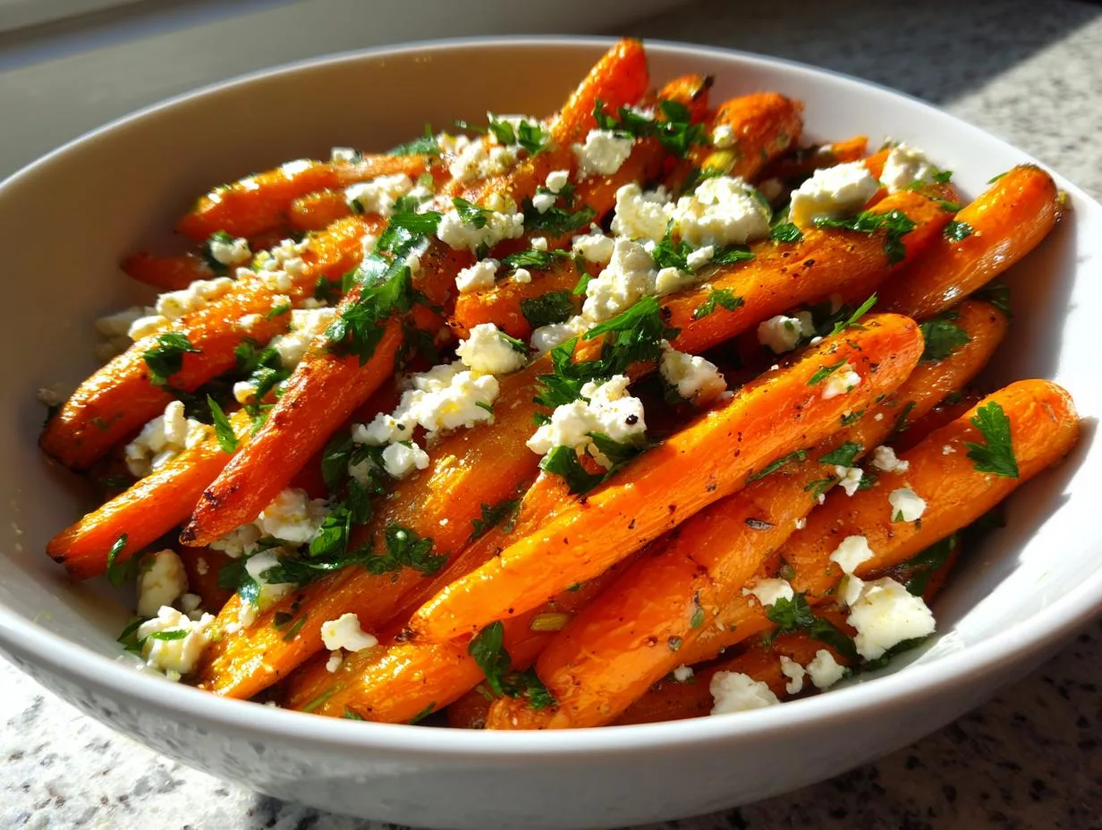 5-Ingredient Easter Carrot Salad With Feta Magic