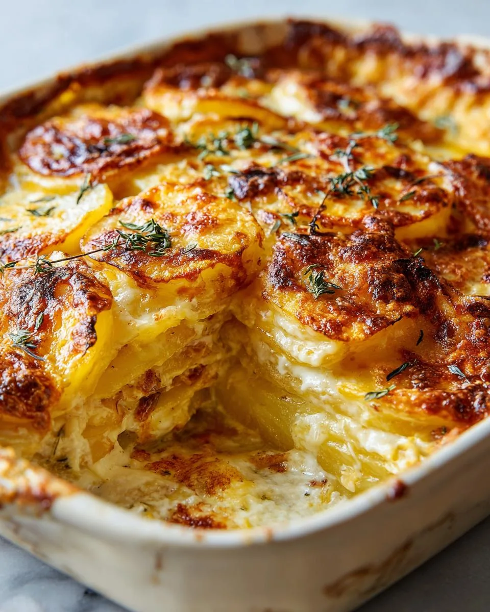 Easter Scalloped Potatoes With Cheese - detail 1