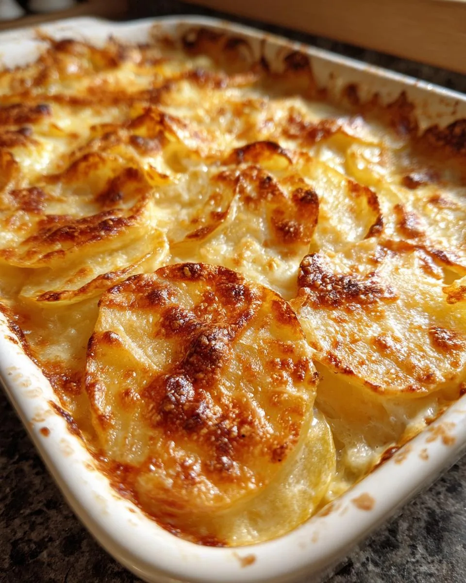 Easter Scalloped Potatoes With Cheese - detail 2