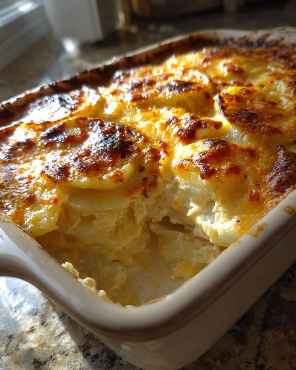 Easter Scalloped Potatoes With Cheese - detail 5