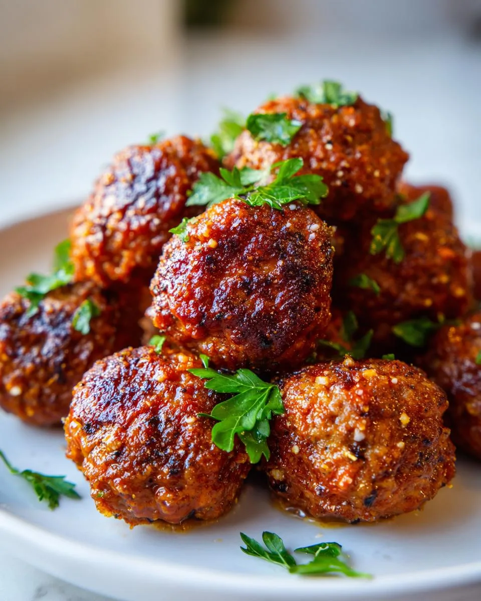 Easy Oven Baked Italian Meatballs - detail 1