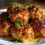 Easy Oven Baked Italian Meatballs