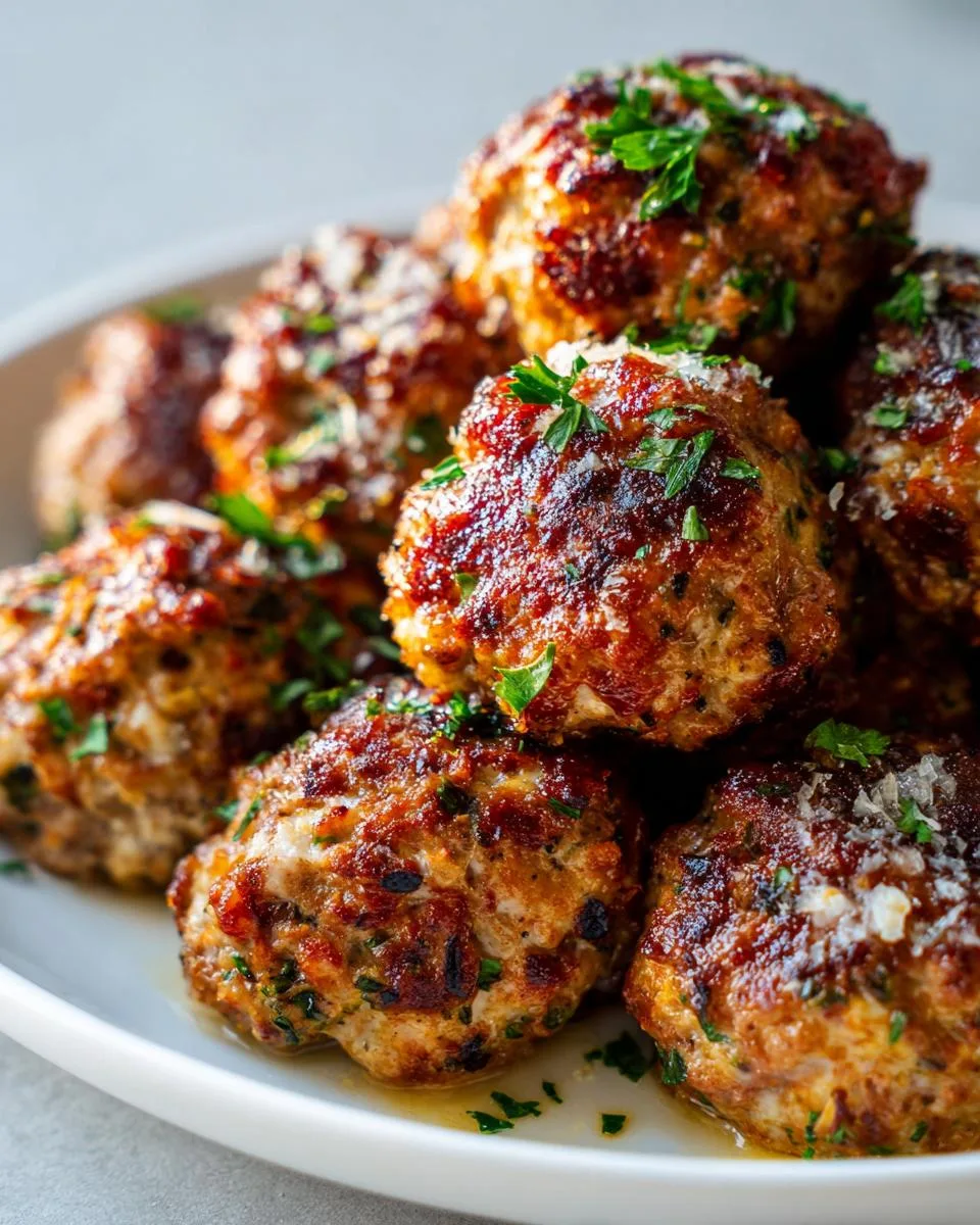 Easy Oven Baked Italian Meatballs - detail 2