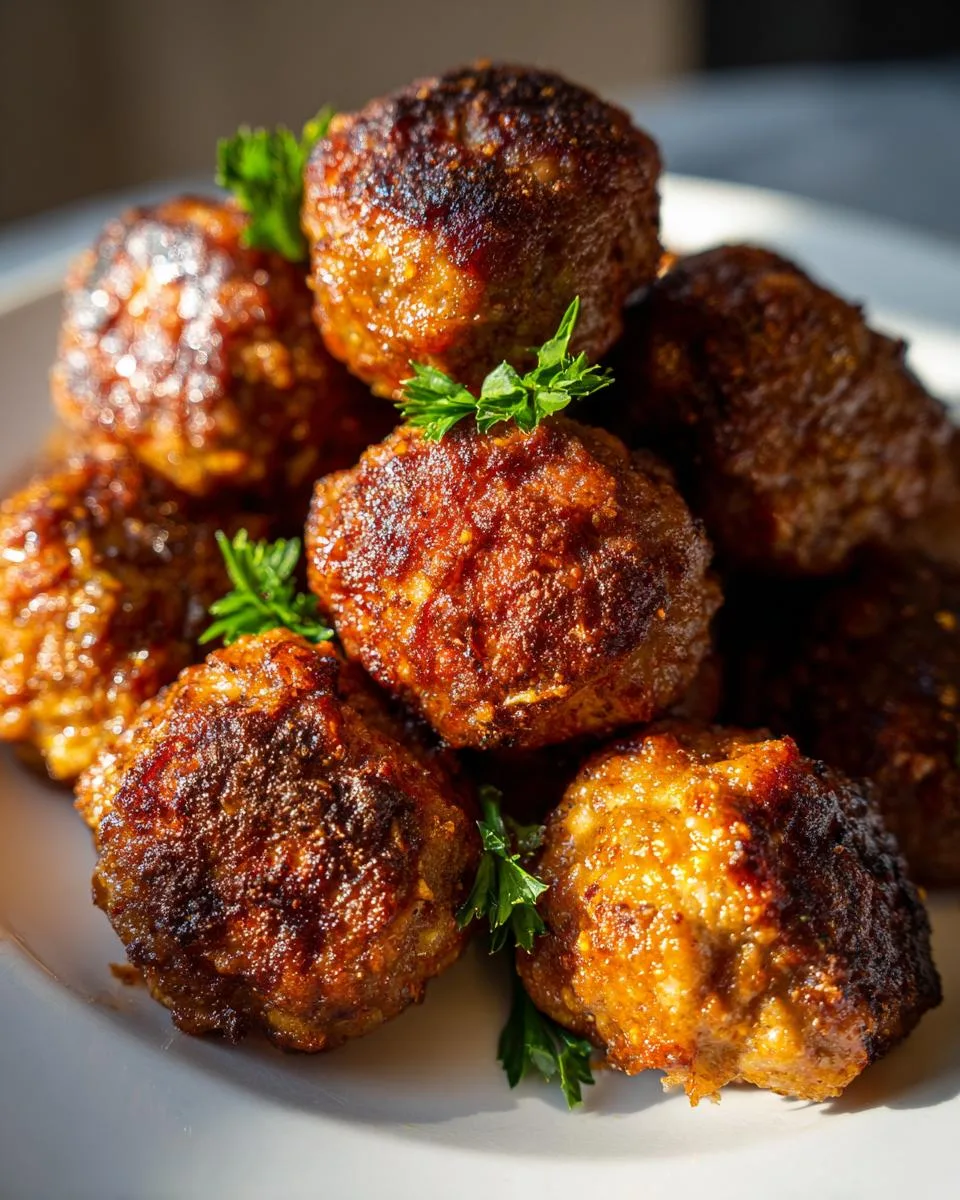 Easy Oven Baked Italian Meatballs - detail 3