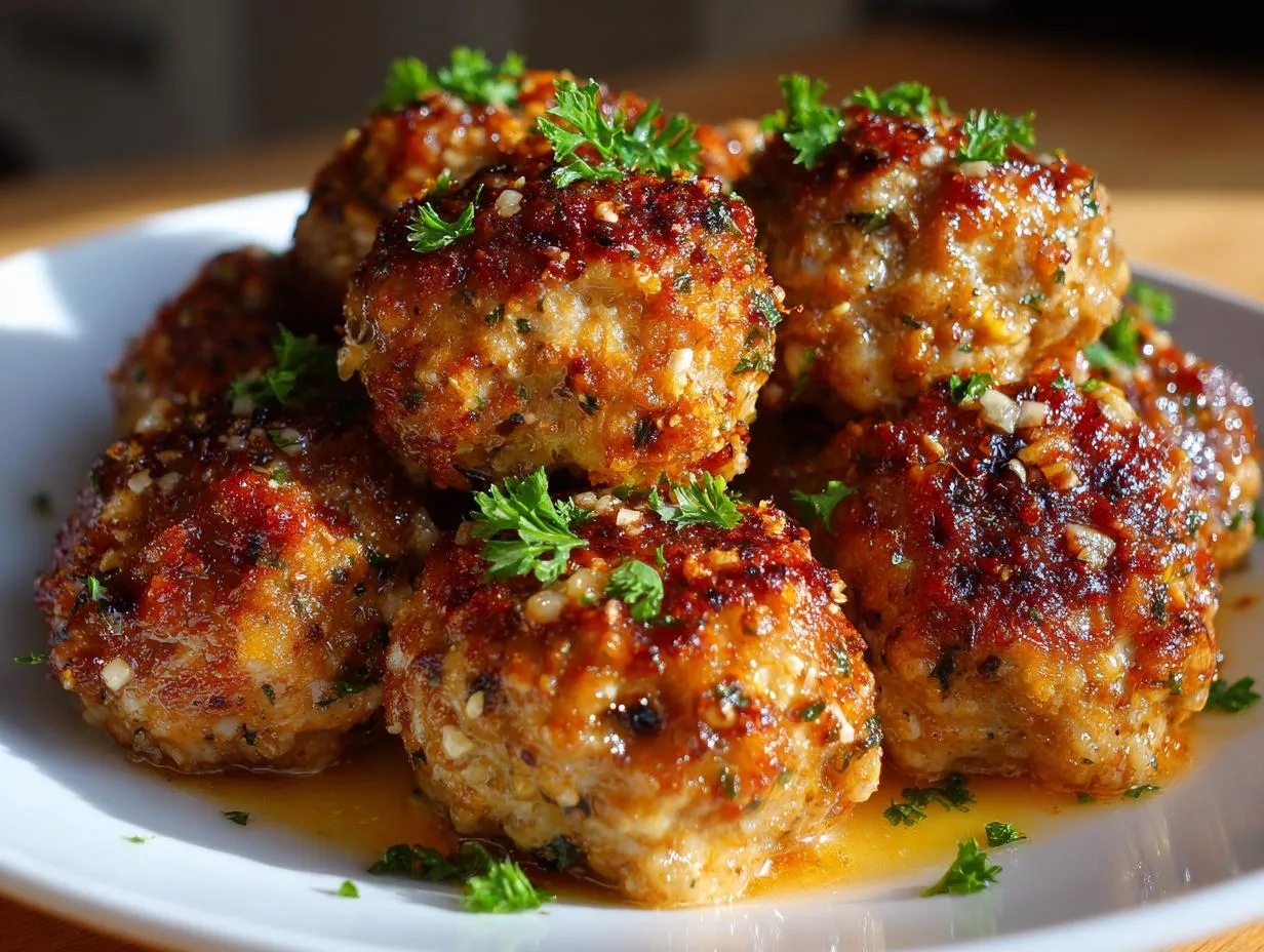 30-Minute Easy Oven Baked Italian Meatballs That Melt in Your Mouth