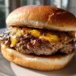 Garlic Butter Beef Cheeseburger
