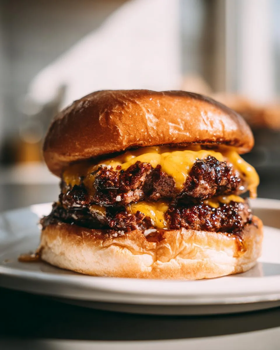 Garlic Butter Beef Cheeseburger - detail 3