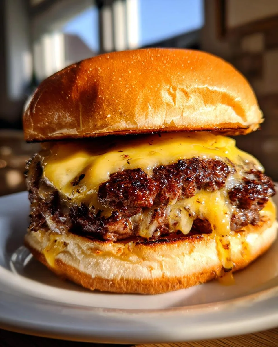 Garlic Butter Beef Cheeseburger - detail 4