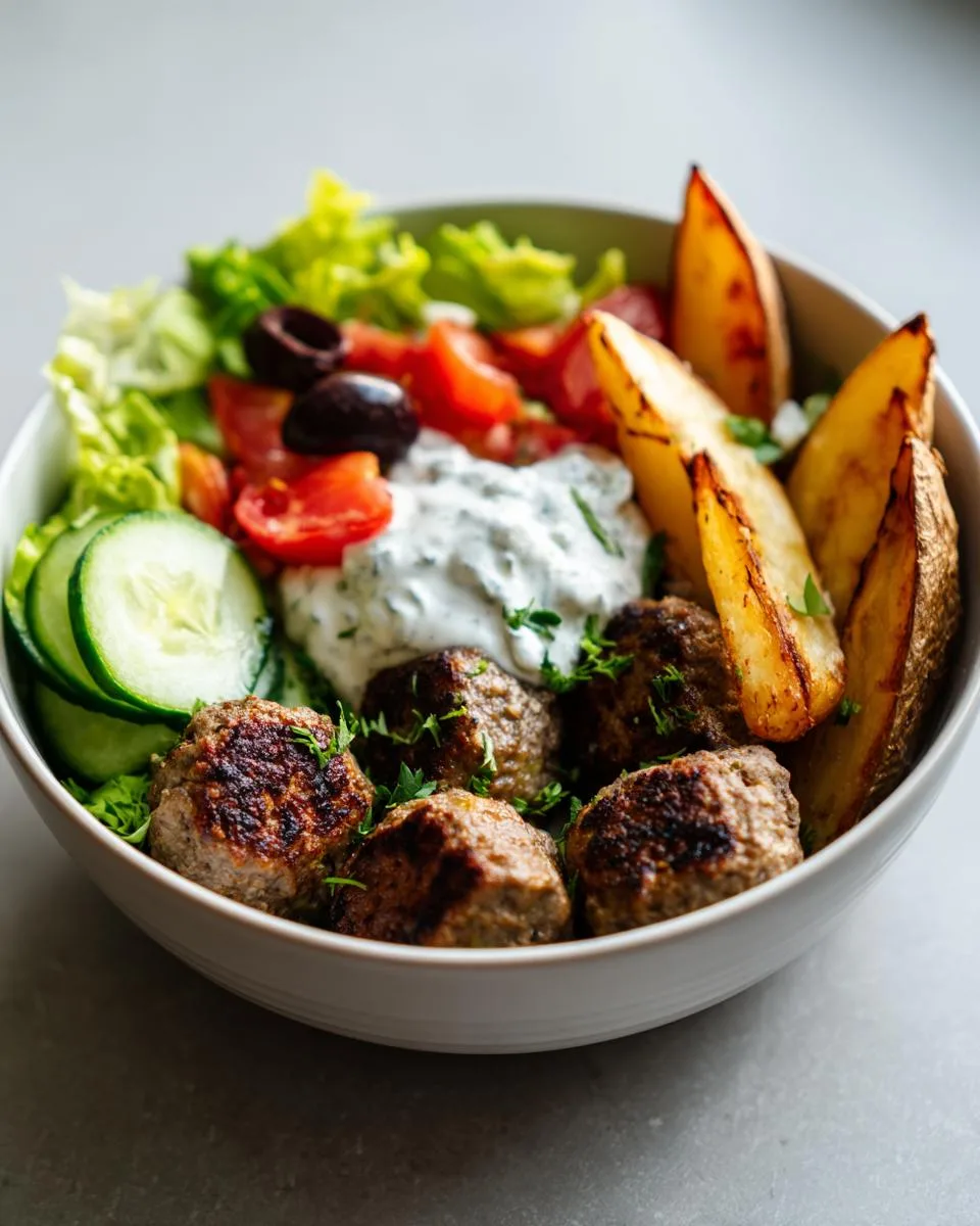 Greek Meatball Bowl Recipe - detail 2