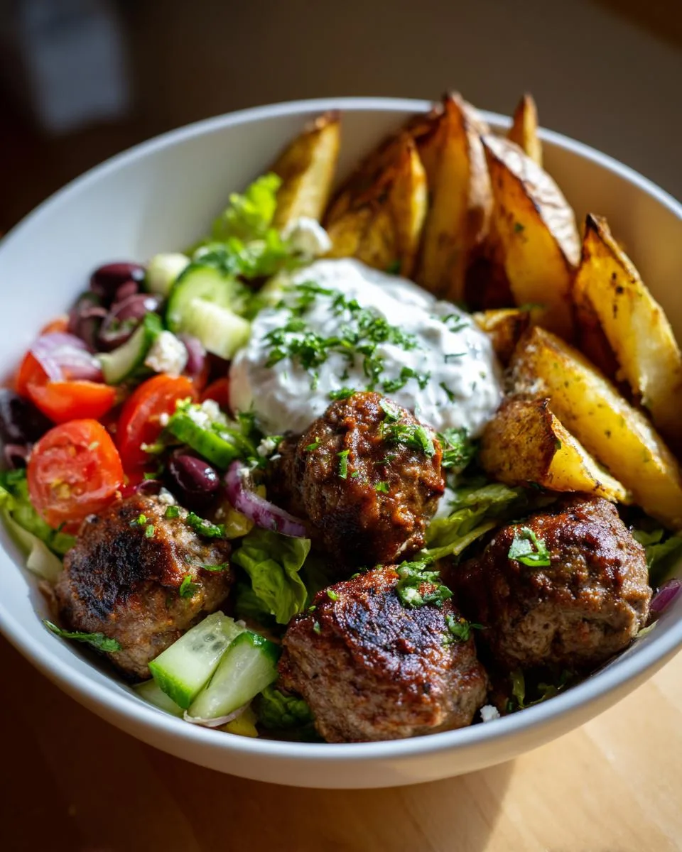 Greek Meatball Bowl Recipe - detail 4