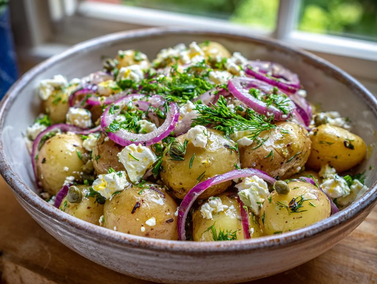 Irresistible Greek Potato Salad Ready in 20 Minutes