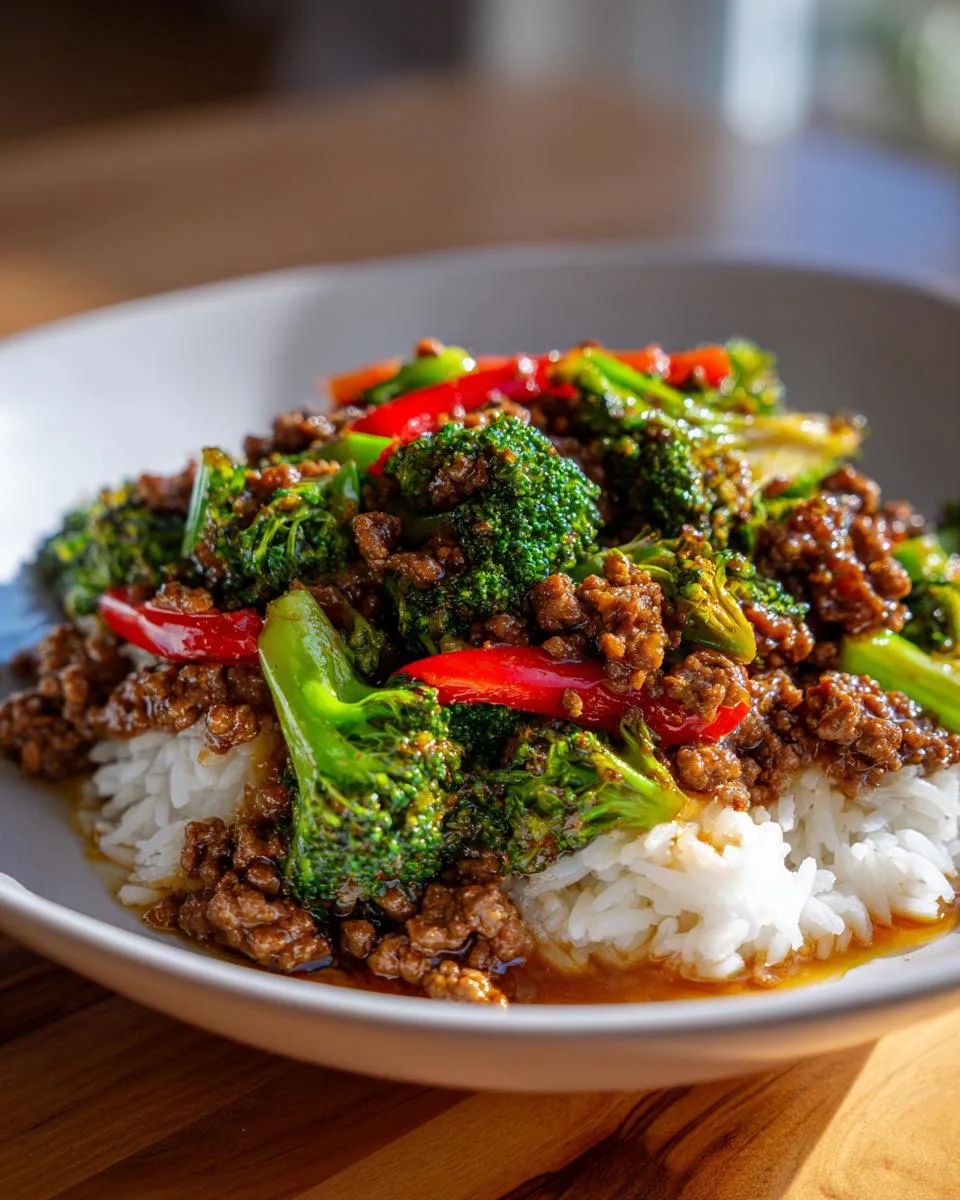Ground Beef Broccoli - detail 2